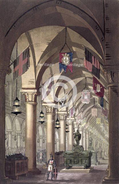 'Tombs of the Knights Templar', c1820-1839.  Artist: Alessandro Sanquirico