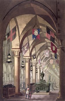 Tombs of the Knights Templar c1820-1839. Creator: Alessandro Sanquirico