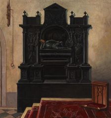 Tombstone of Leszek the Black in the Dominican Church in Krakow, 1898. Creator: Stanislaw Bryniarski