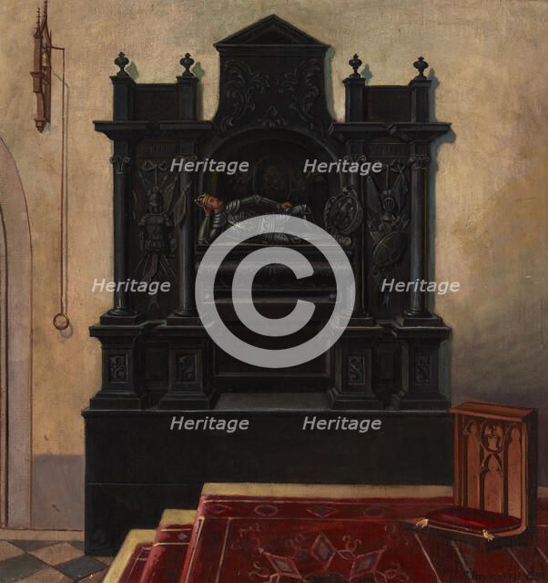 Tombstone of Leszek the Black in the Dominican Church in Krakow, 1898. Creator: Stanislaw Bryniarski.
