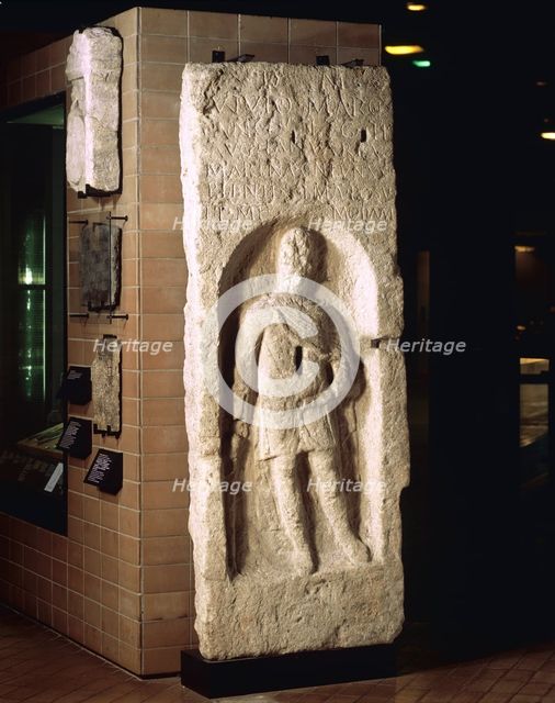 Tombstone of Vivius Marcianus. Creator: Unknown.
