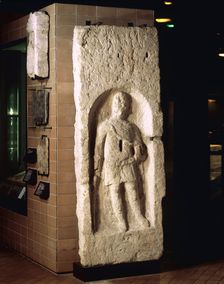 Tombstone of Vivius Marcianus. Creator: Unknown