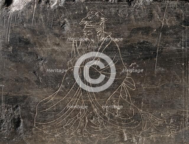 Tombstone of Zhu Dezhong (874-921) with the Figures of the Twelve-Year Chinese Zodiac..., 921. Creator: Unknown.