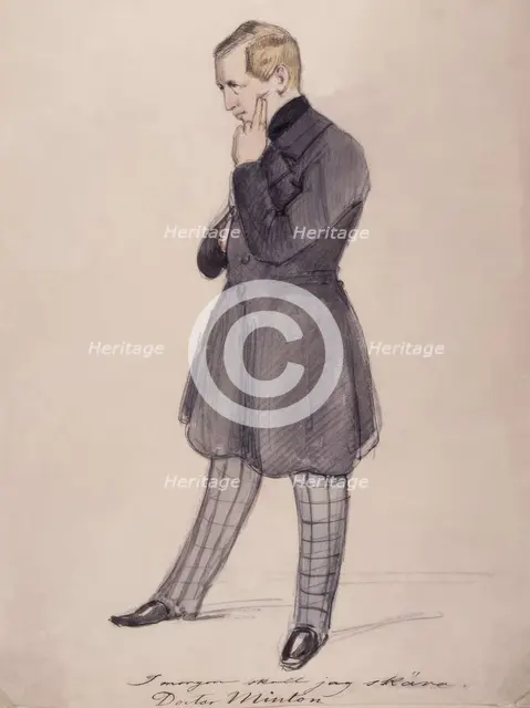"'Tomorrow I shall cut.' Doctor Minton". (c1850s). Creator: Fritz von Dardel.