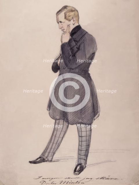 "'Tomorrow I shall cut.' Doctor Minton". (c1850s). Creator: Fritz von Dardel.