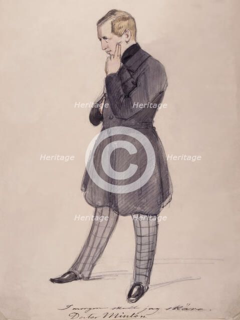 "'Tomorrow I shall cut.' Doctor Minton". (c1850s). Creator: Fritz von Dardel.