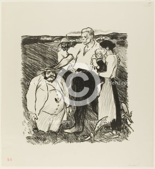 Tommorrow!, 1894. Creator: Theophile Alexandre Steinlen.