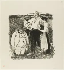 Tommorrow!, 1894. Creator: Theophile Alexandre Steinlen
