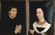 Tommaso di Folco Portinari (1428-1501); Maria Portinari..., ca. 1470. Creator: Hans Memling