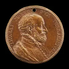 Tommaso Marini of Genoa, Duke of Teranuova [obverse], 1552 or after. Creator: Pietro Paolo Galeotti