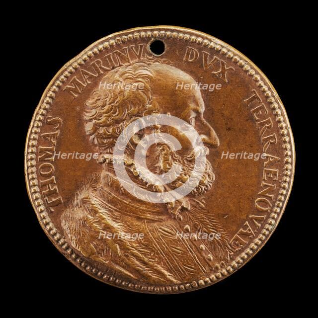 Tommaso Marini of Genoa, Duke of Teranuova [obverse], 1552 or after. Creator: Pietro Paolo Galeotti.
