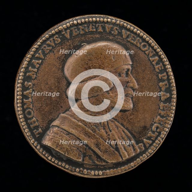 Tommaso Moro, Captain of Verona 1527 [obverse], c. 1527. Creator: Giovanni Maria Pomedelli.