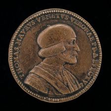 Tommaso Moro, Captain of Verona 1527 [obverse], c. 1527. Creator: Giovanni Maria Pomedelli