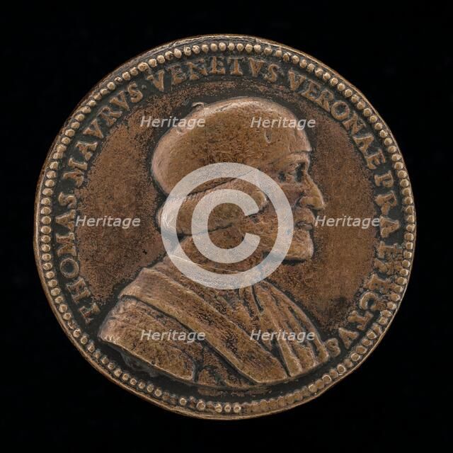 Tommaso Moro, Captain of Verona 1527 [obverse], c. 1527. Creator: Giovanni Maria Pomedelli.