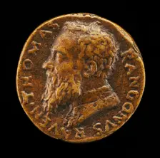 Tommaso Rangone, 1493-1577, Physician of Ravenna [obverse], 1556/1558. Creator: Alessandro Vittoria