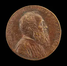 Tommaso Rangone, 1493-1577, Physician of Ravenna [obverse], 1562. Creator: Matteo Pagani