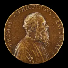 Tommaso Rangone, 1493-1577, Physician of Ravenna [obverse], probably 1558. Creator: Alessandro Vittoria