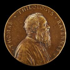Tommaso Rangone, 1493-1577, Physician of Ravenna [obverse], probably 1558. Creator: Alessandro Vittoria