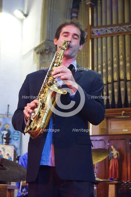 Tommaso Starace, Eastbourne Jazz Festival, Christ Church, Sept 2018. Creator: Brian O'Connor.