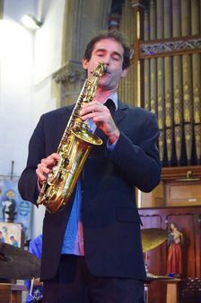 Tommaso Starace, Eastbourne Jazz Festival, Christ Church, Sept 2018. Creator: Brian O'Connor