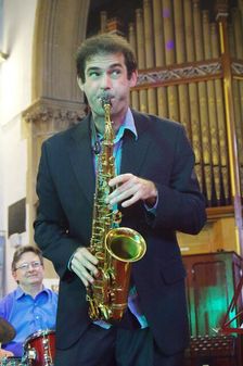 Tommaso Starace, Eastbourne Jazz Festival, Christ Church, Sept 2018. Creator: Brian O'Connor