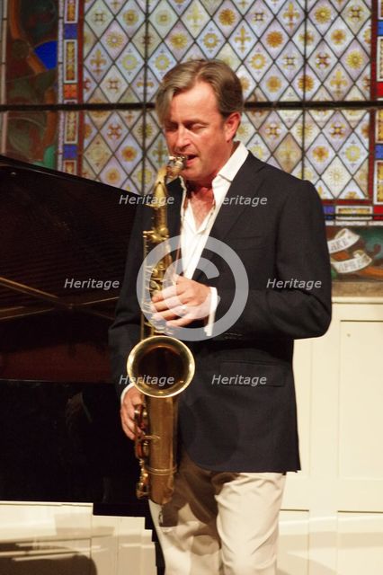 Tommy Smith, Illminster Arts Centre, Illminster, Somerset, 2015. Artist: Brian O'Connor.