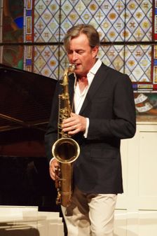 Tommy Smith, Illminster Arts Centre, Illminster, Somerset, 2015. Artist: Brian O'Connor