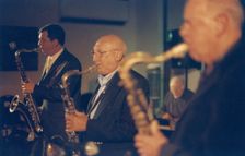 Tommy Whittle, Vic Ash and Simon Spillett, Spikes Place, Hadleigh Hall, 2007. Creator: Brian Foskett