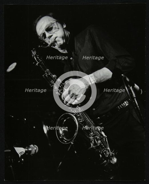 Tommy Whittle playing at the Middlesex and Herts Country Club, Harrow Weald, London, 1981. Creator: Denis Williams.