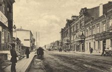 Tomsk: Magistratskaia Street, 1905. Creator: Unknown