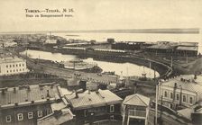 Tomsk: View from Voskresenskaia Mountain, 1904-1914. Creator: Unknown