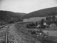 Toms Creek trestle [Frederick County, Md.], between 1900 and 1905. Creator: Unknown