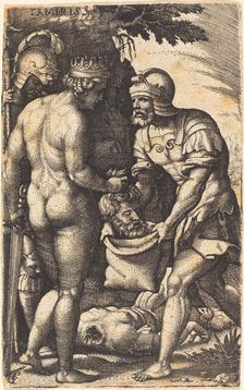 Tomyris with the Head of Cyrus. Creator: Georg Pencz