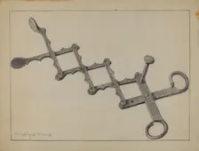 Tongs, 1935/1942. Creator: Mildred Ford