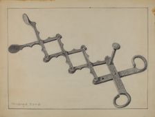 Tongs, 1935/1942. Creator: Mildred Ford