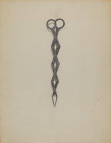 Tongs, c. 1936. Creator: Richard Schoene
