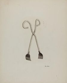 Tongs, c. 1941. Creator: Pearl Davis