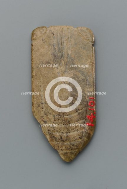 Tongue amulet in the form of a cicada (hanchan), Han dynasty, 206 BCE-220 CE. Creator: Unknown.