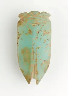Tongue amulet in the form of a cicada (hanchan), Han dynasty, 206 BCE-220 CE. Creator: Unknown