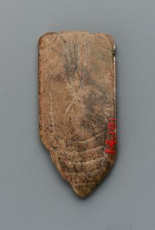 Tongue amulet in the form of a cicada (hanchan), Han dynasty, 206 BCE-220 CE. Creator: Unknown