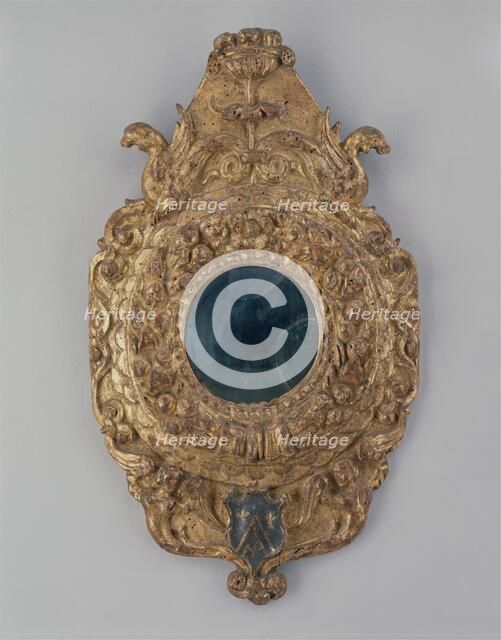 Tondo mirror frame, ca. 1490-1500. Creator: Italian, Siena .