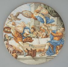 Tondo with a mythological scene, c1760. Creator: Carmine Gentile