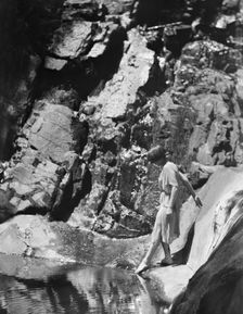 Tonetti, Miss, at Sneding's Landing, 1921 June 7. Creator: Arnold Genthe