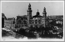 Tonhalle exterior Zurich, 1900. Creator: Unknown