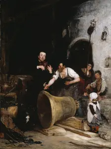 Toning the Bell, 1874. Creator: Walter Shirlaw