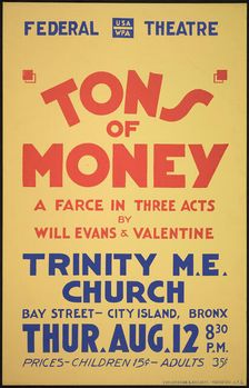 Tons of Money, New York, [1930s]. Creator: Unknown