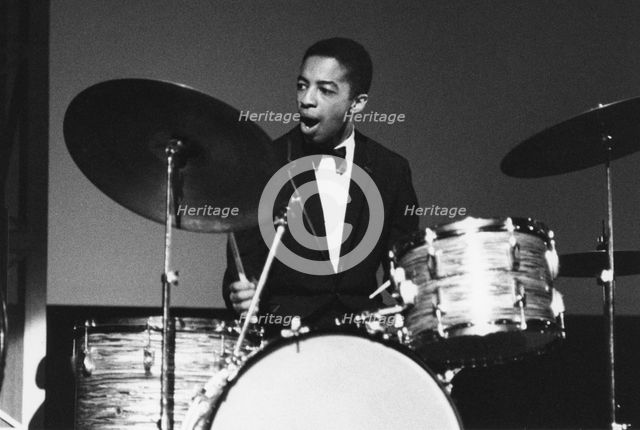 Tony Williams, Newport Jazz Festival, Hammersmith, London, 1967. Creator: Brian Foskett.