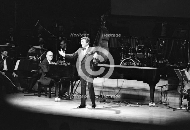 Tony Bennett and Ralph Sharon, Fairfield Halls, Croydon, Mar 1988.  Creator: Brian O'Connor.