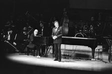 Tony Bennett and Ralph Sharon, Fairfield Halls, Croydon, Mar 1988. Creator: Brian O'Connor