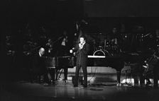 Tony Bennett and Ralph Sharon, Fairfield Halls, Croydon, Mar 1988. Creator: Brian O'Connor